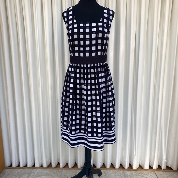 Sleeveless Fit & Flare Dress - Picture 1 of 8